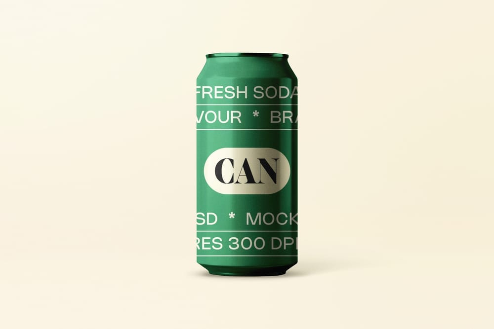 Soda Can Mockups