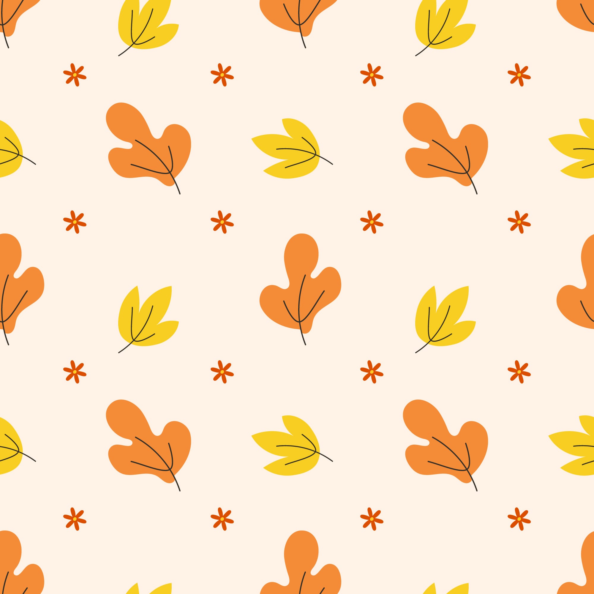 Autumn Seamless Pattern