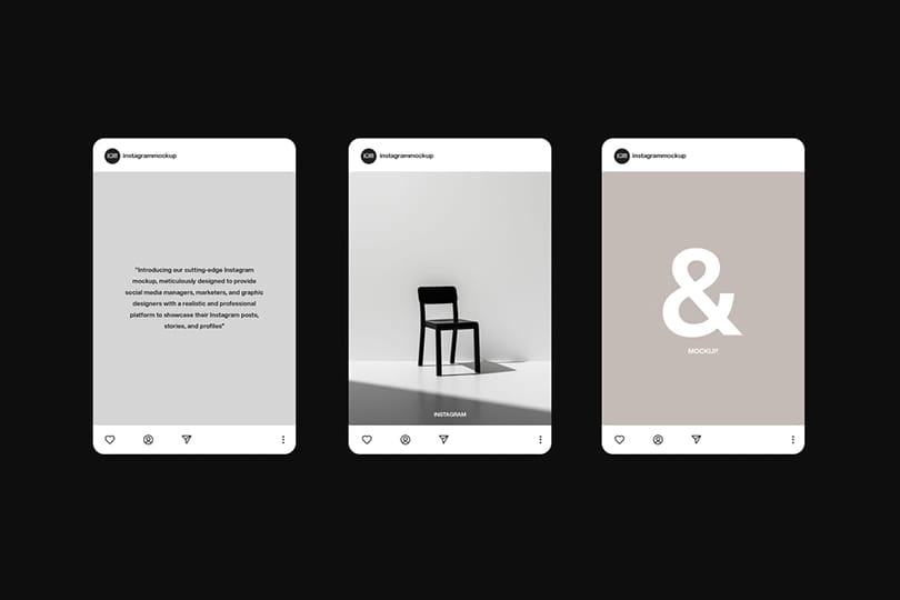 Portrait Instagram Post Mockup