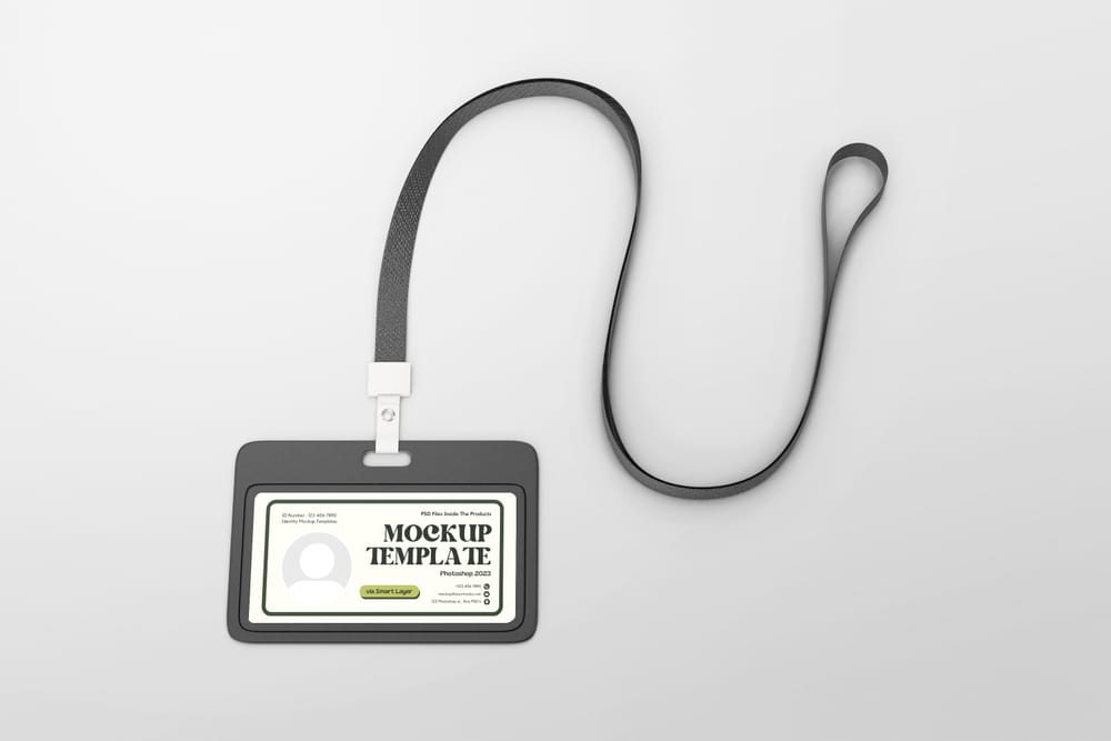 Lanyard ID Card Mockup Collection