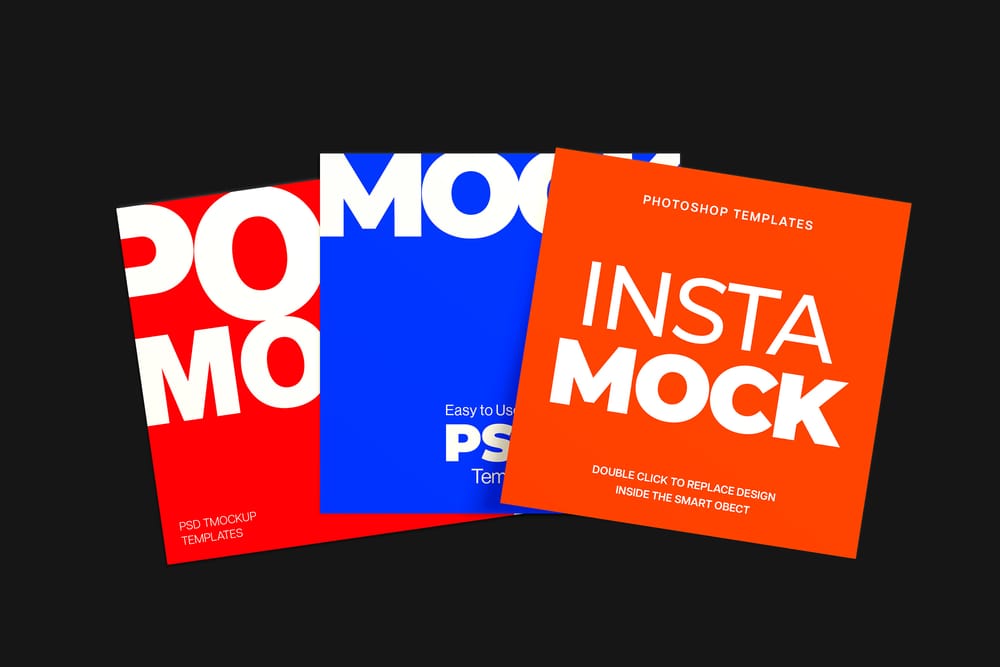 Three Instagram Post Mockup
