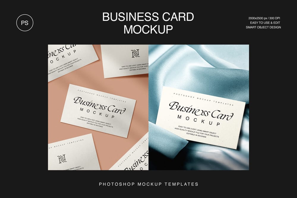 Luxury Business Card Mockup Presentation