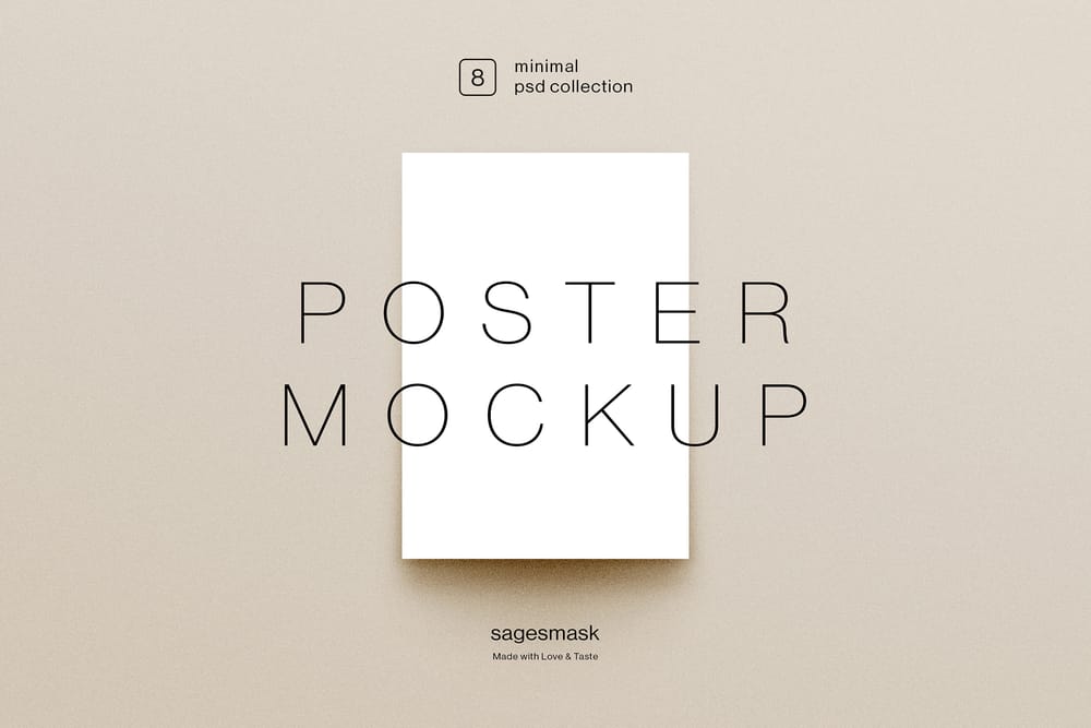 Minimal Poster Mockup