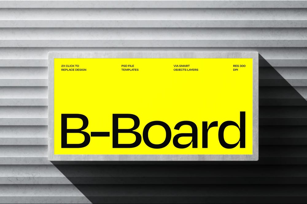 Billboard Screen Mockup
