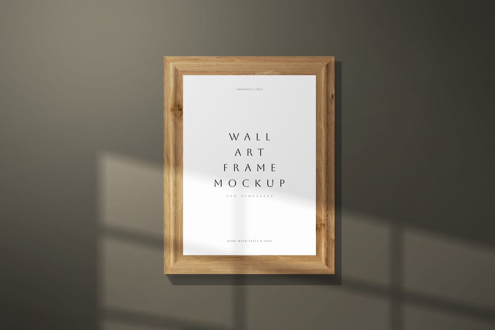 Interior Wall Art Frame Mockup