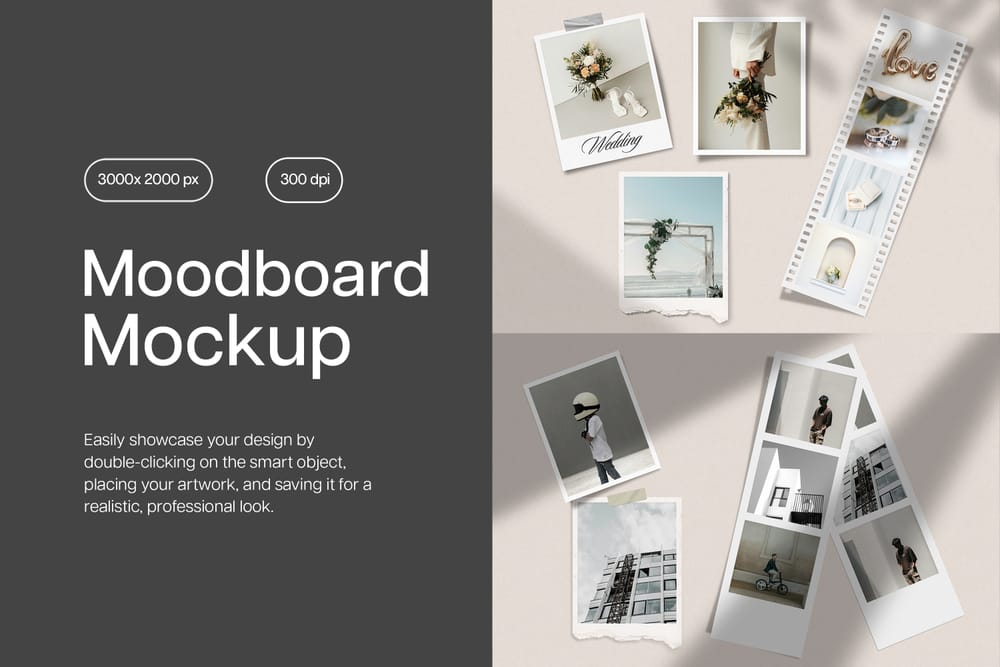Soft Moodboard Mockup