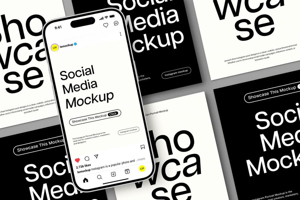 Social Media Instagram Mockup