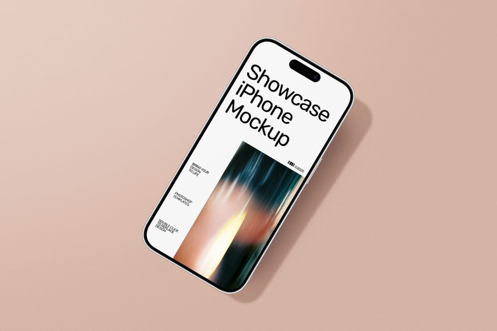 Showcase iPhone 16 Mockup