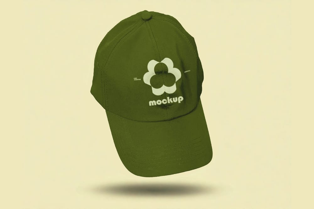 Green Cap Mockup