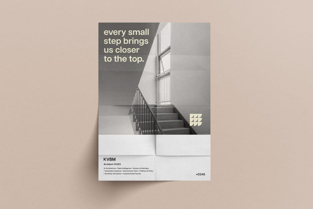 Simple Folded Paper Mockup