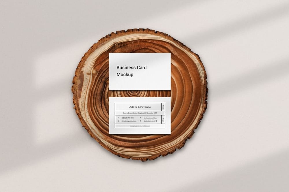 Natural Business Card Mockup