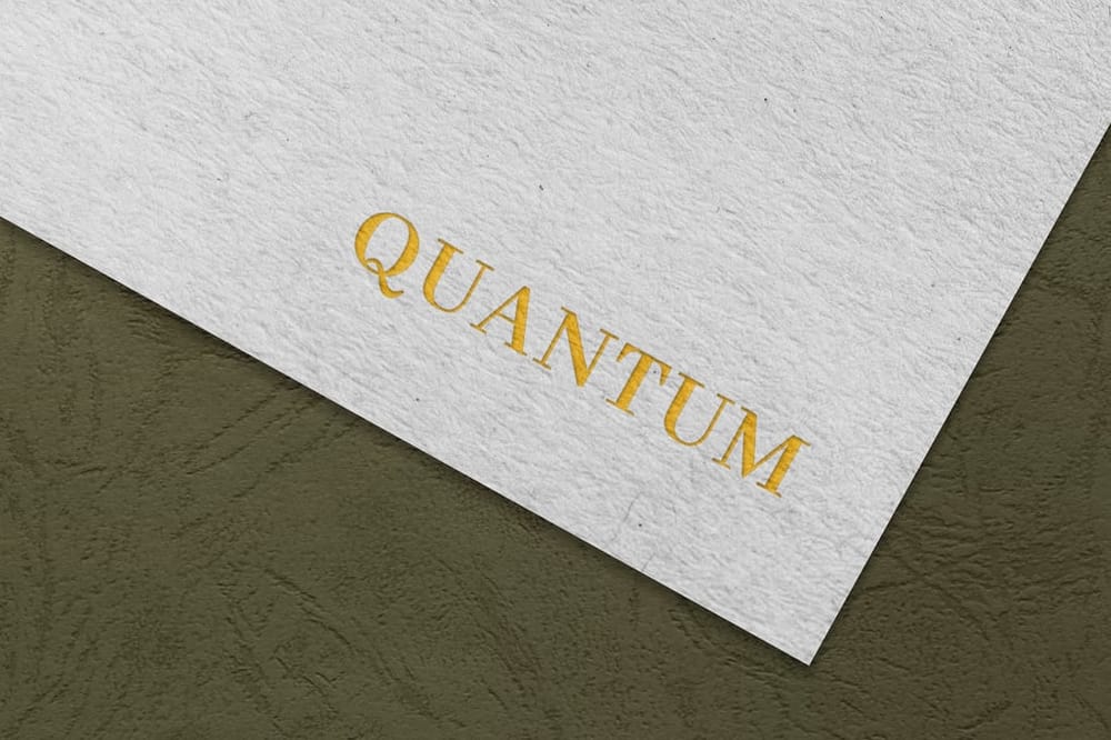 Quantum Logo Mockup