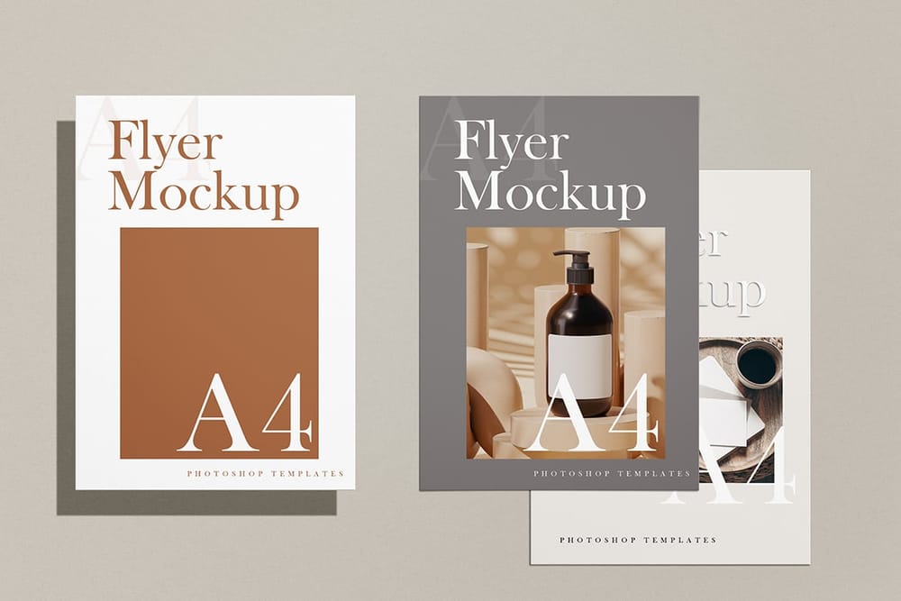 Elegant A4 Flyer Mockup