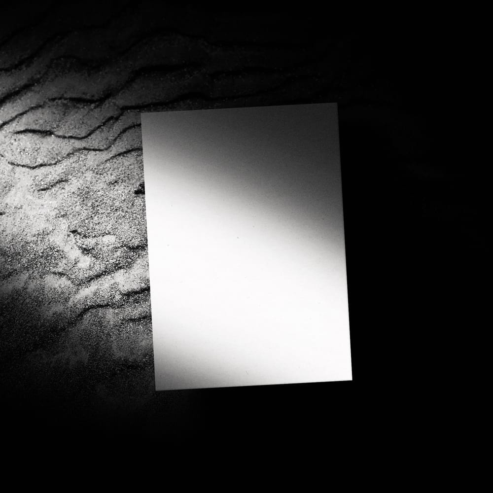 A4 Poster Mockup with Spotlight Effect