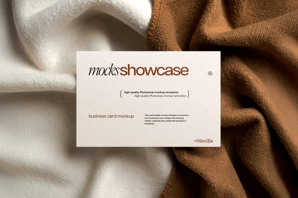 Aesthetic Business Card Mockup