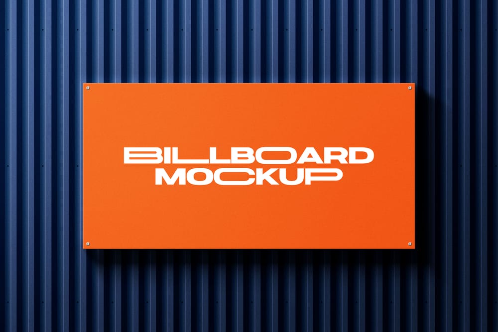 Billboard Mockup on Container