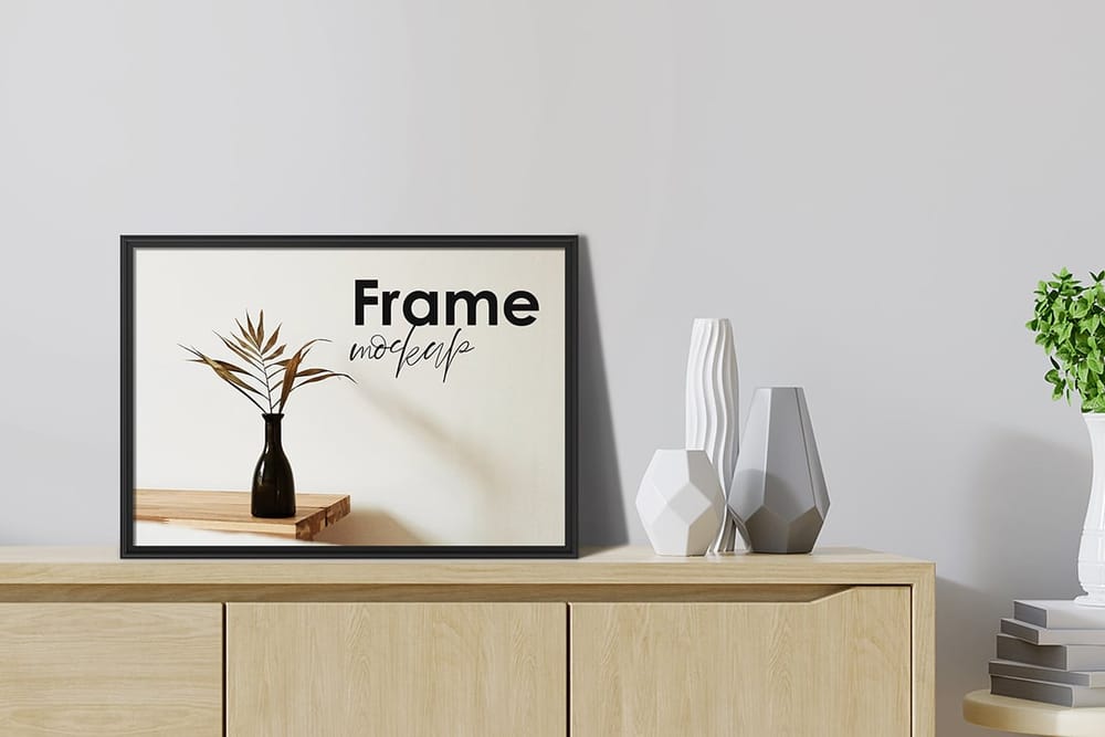 Black Frame mockup