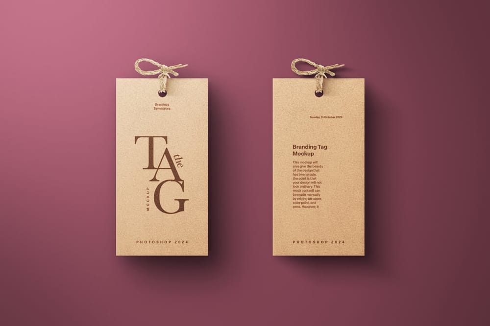 Branding Tag Mockup