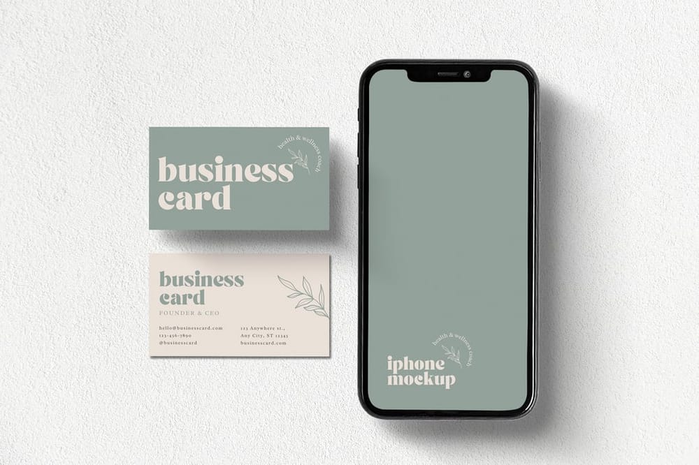 Business Card & Smartphone Mockup