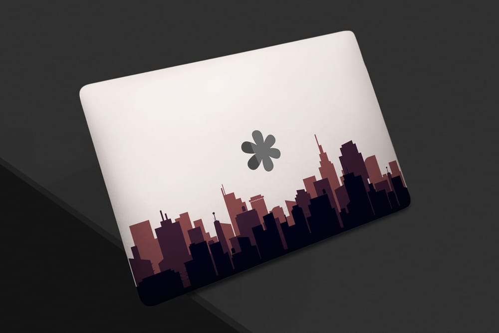 Macbook Skin Mockup