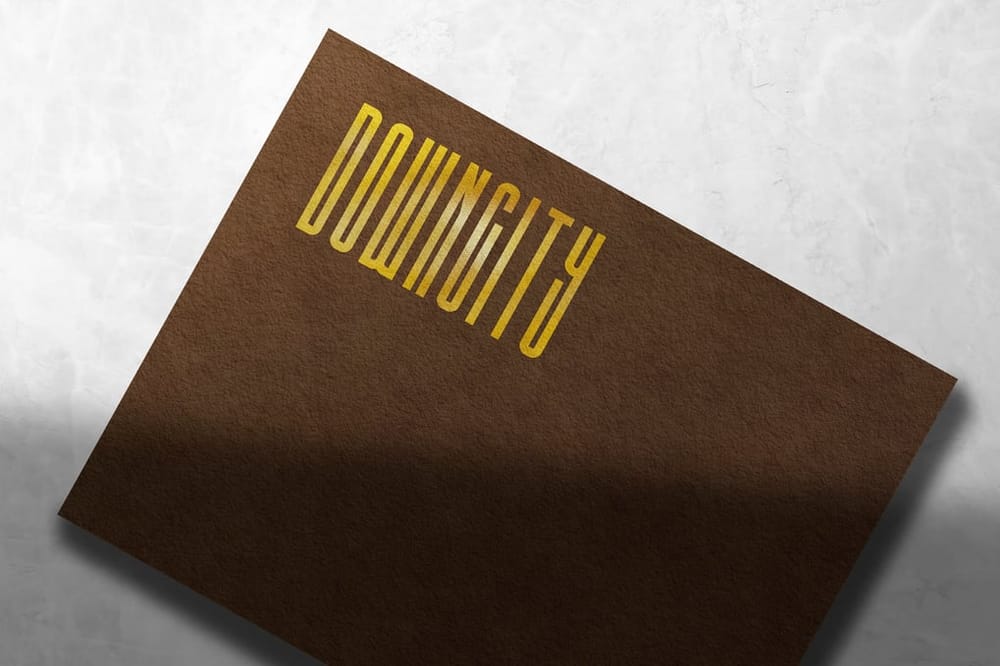 Downcity Logo mockup