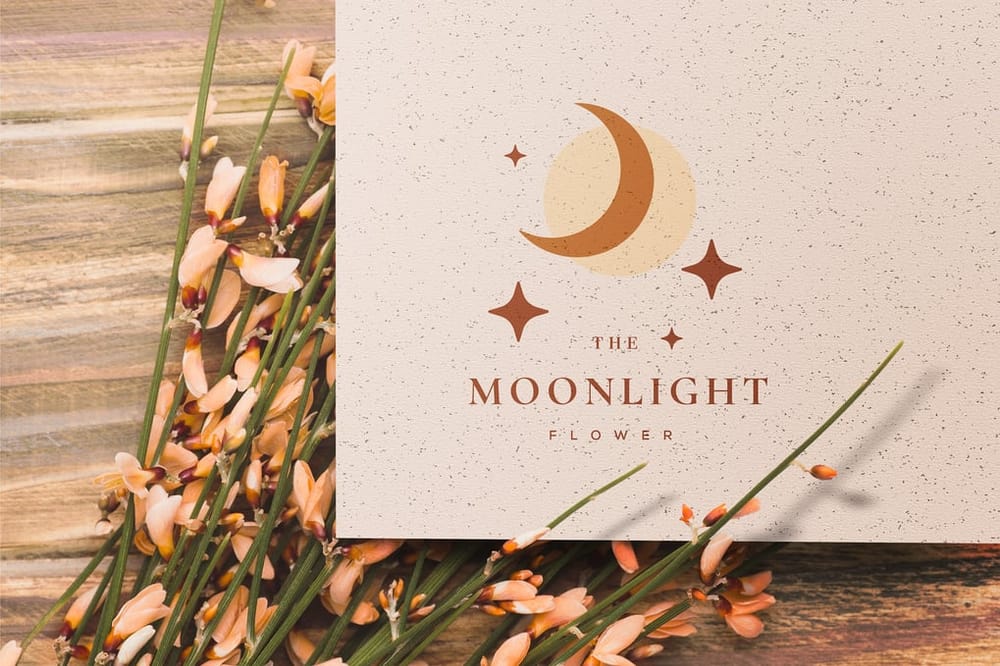 Flower Logo Mockup