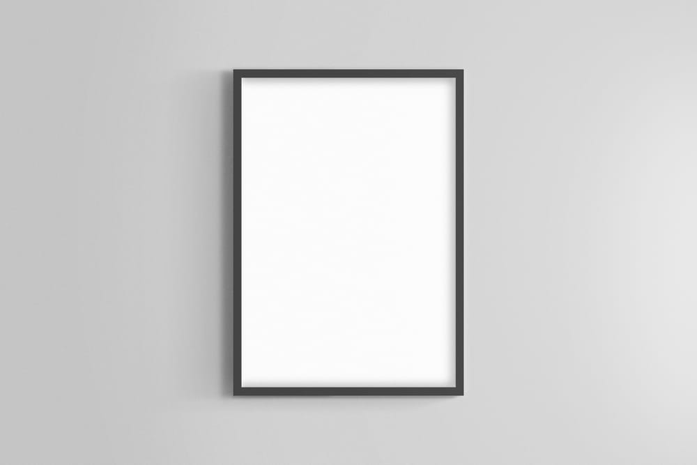 Frame A4 Poster Mockup