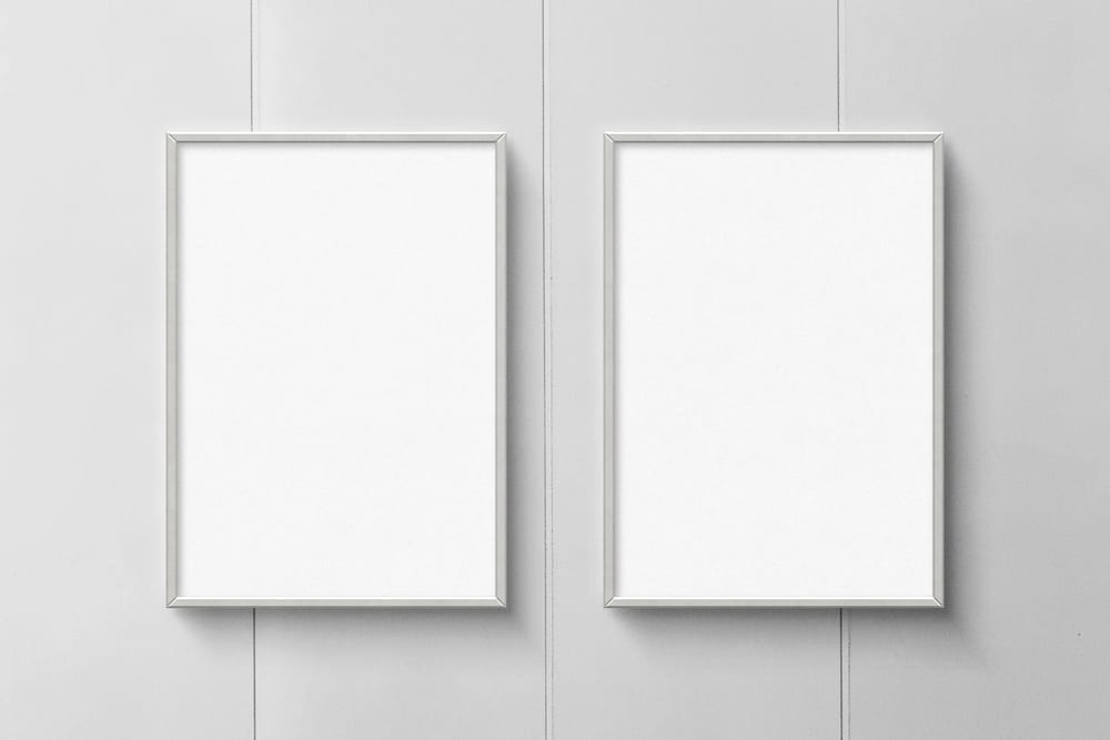 Modern Wall Frame Poster Mockup