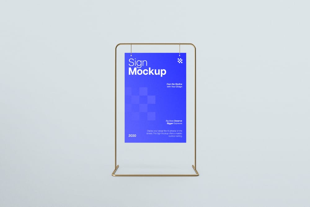 Frame Sign Mockup Pack