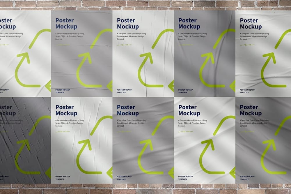 Urban Wall Poster Mockup Set