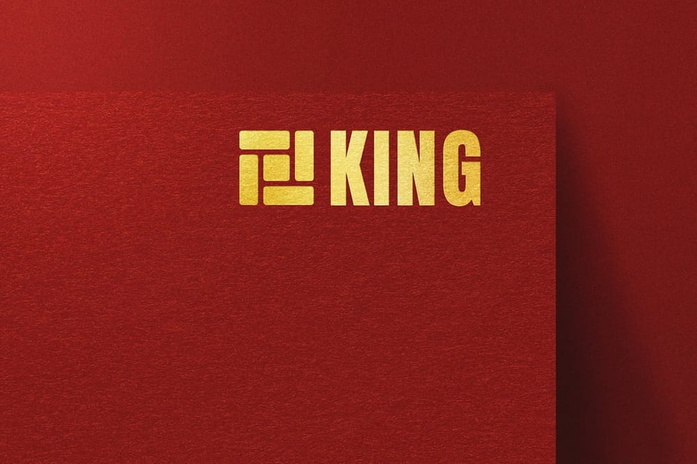 Golden Logo Mockup