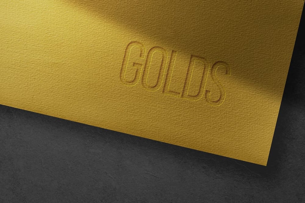Golds Logo Mockup