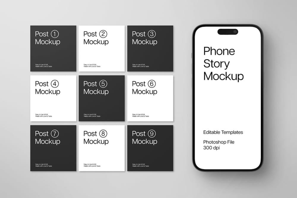 Instagram Feed Mockup