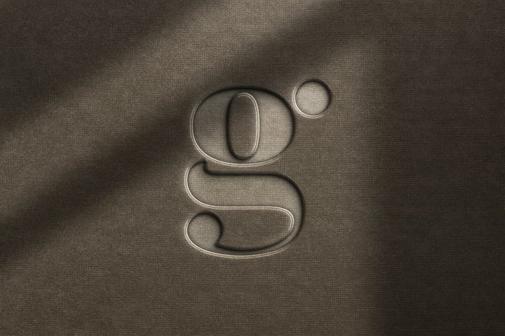 Leather Logo Mockup