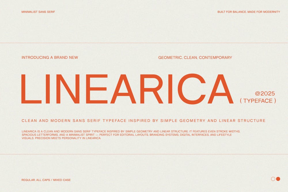 Linearica Font