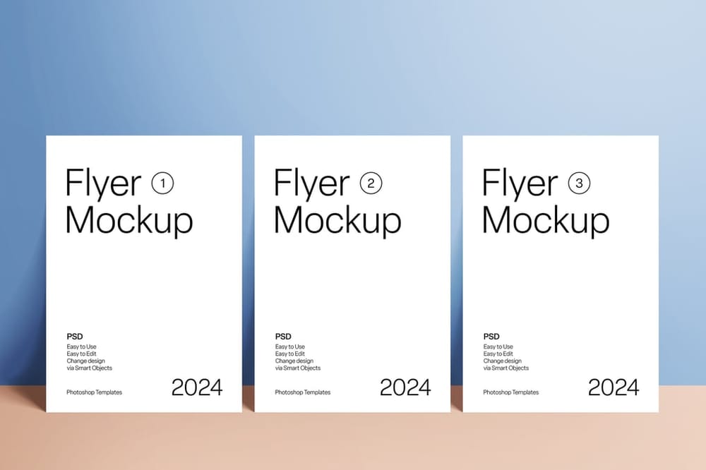 Minimal A4 Flyer Mockup