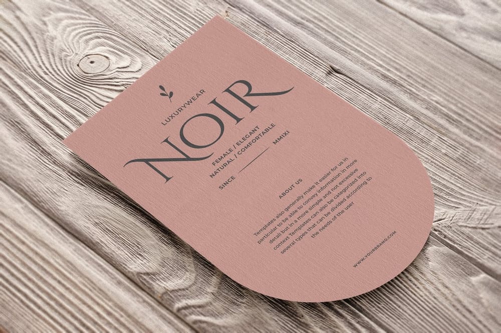 Noir Logo Mockup