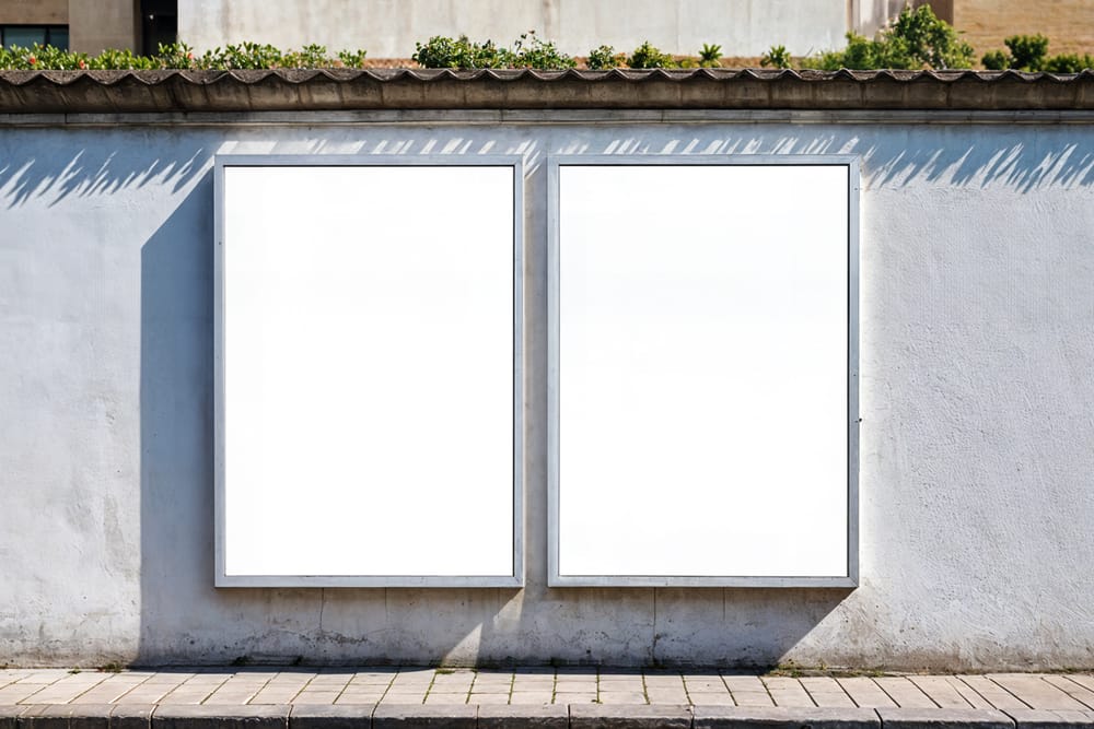 Street Frame Poster Mockup
