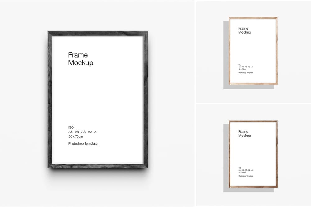 Wooden Frame Mockup
