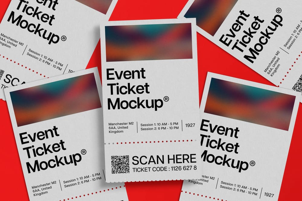 Event Ticket Mockup