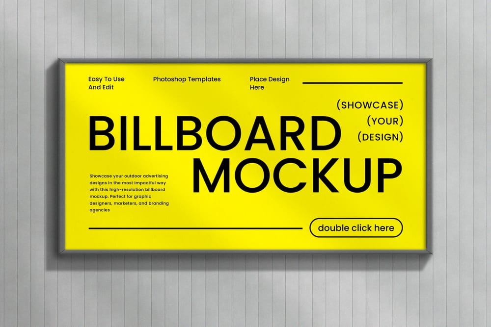 Elegant Billboard Mockup
