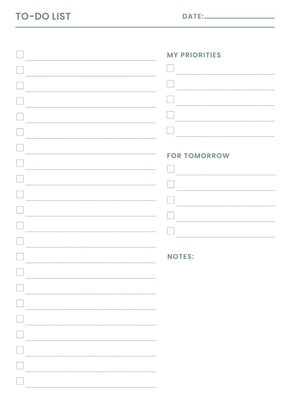 Focused To Do List