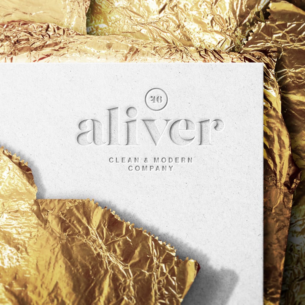 Aliver Logo Mockup