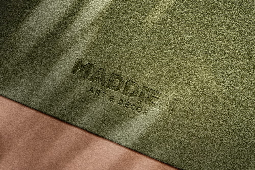 Maddien Logo Mockup