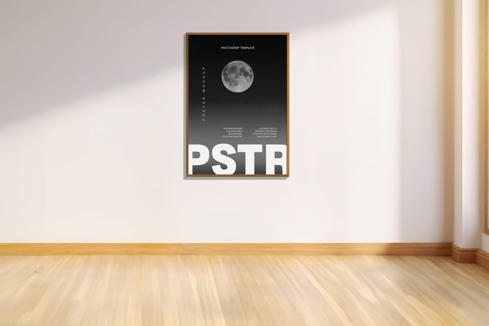 Minimalist Sunlit Frame Mockup