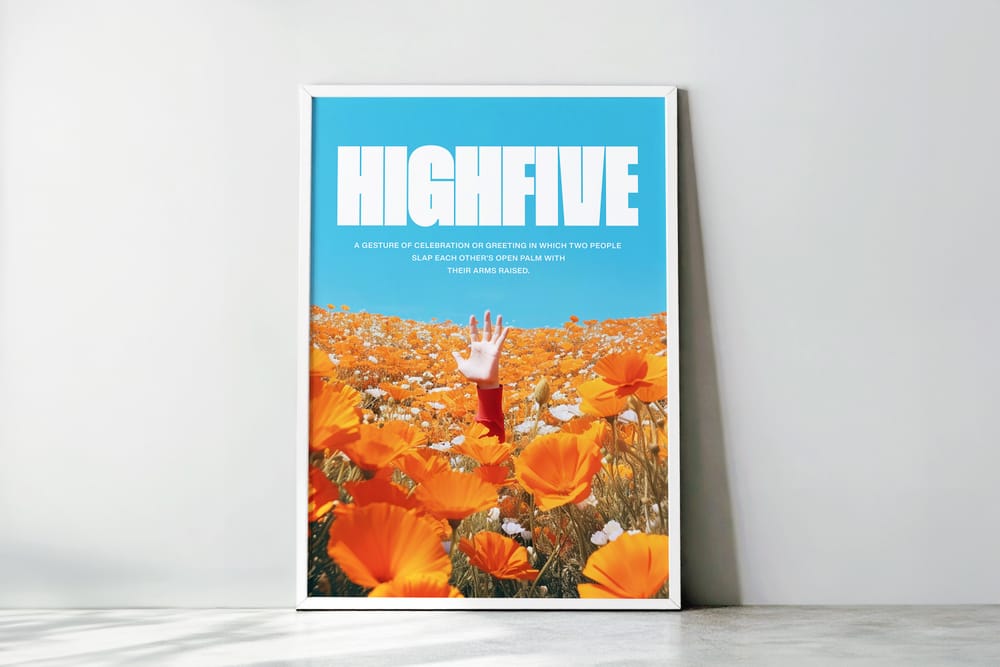 Modern Nature Frame Mockup