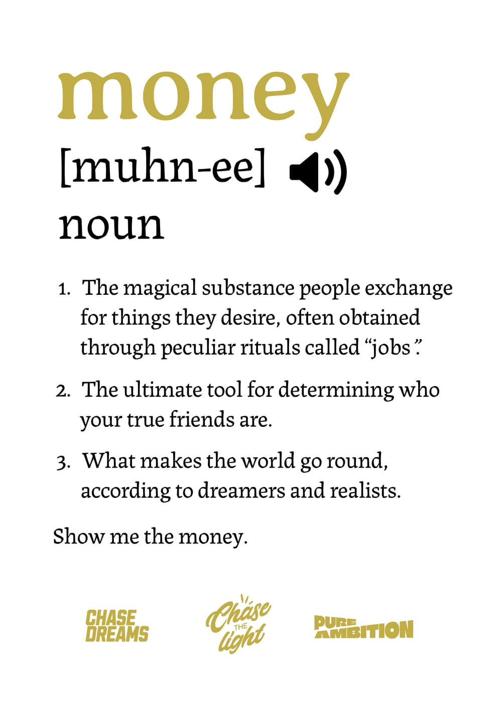 Money Poster
