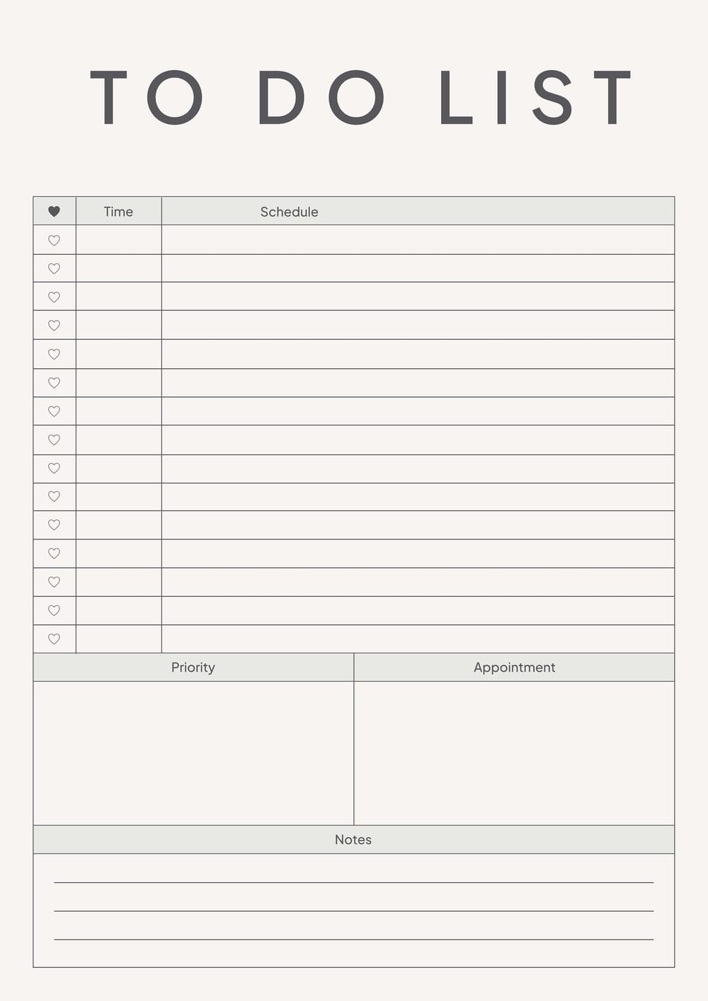 Sage Green To Do List