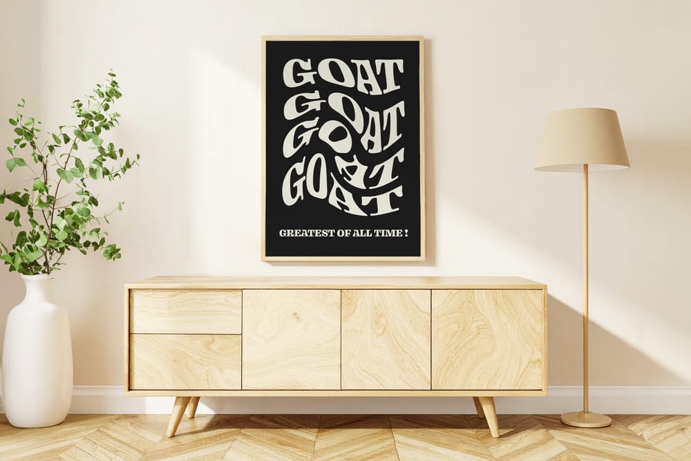 Scandi Light Frame Mockup