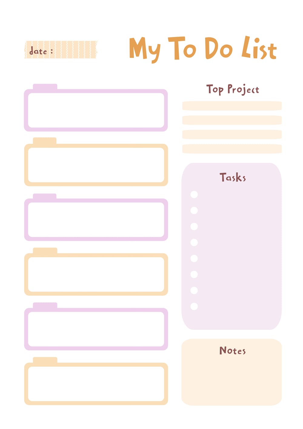 Soft & Sweet To Do List